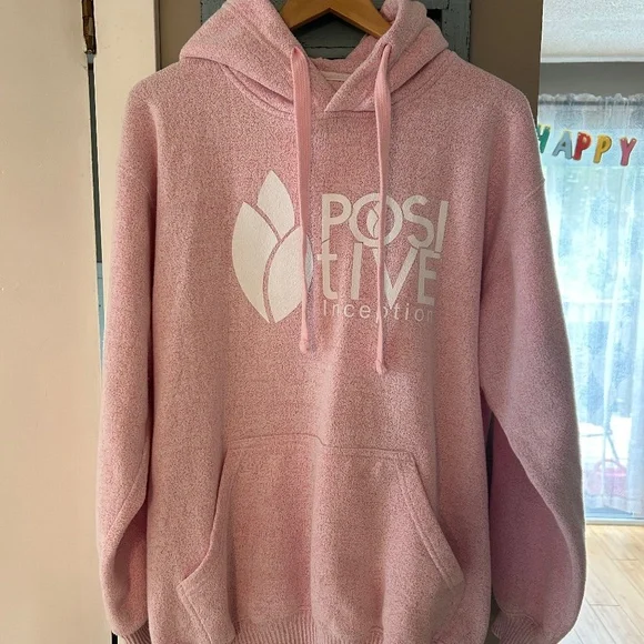Positive Inception Pretty-In-Pink Hoodie - Picture 1 of 3